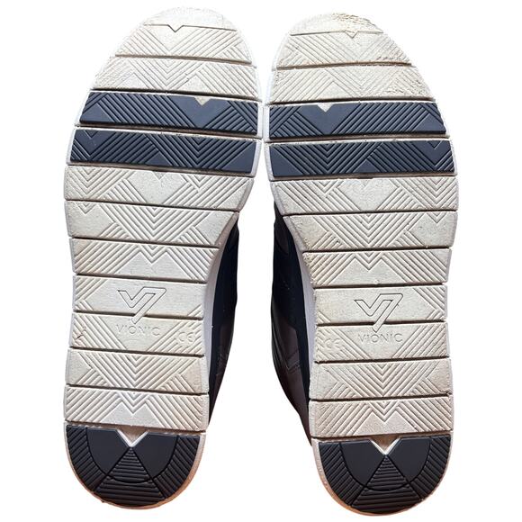 VIONIC Fresh Jamal Men's 13 Charcoal High Top Leather Sneaker Orthotic Shoes - Picture 8 of 11